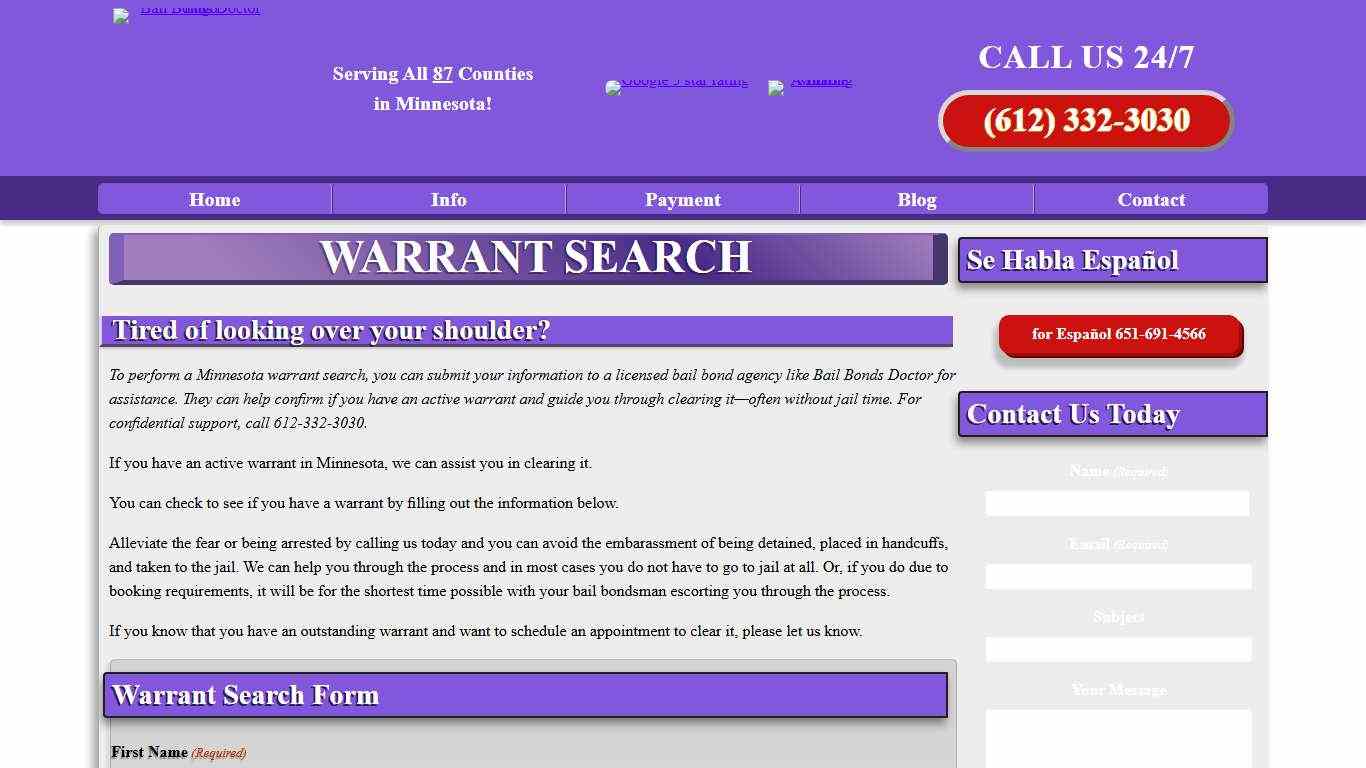 Warrant Search | Fill Out The Form To Discover A Warrant Today
